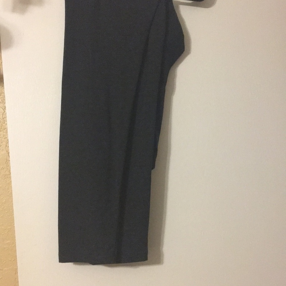 Banded charcoal colored leggings! Worn once!